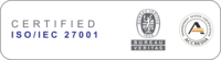 Sistema di gestione certificato ISO/IEC 27001 da Bureau Veritas, accreditato Accredia